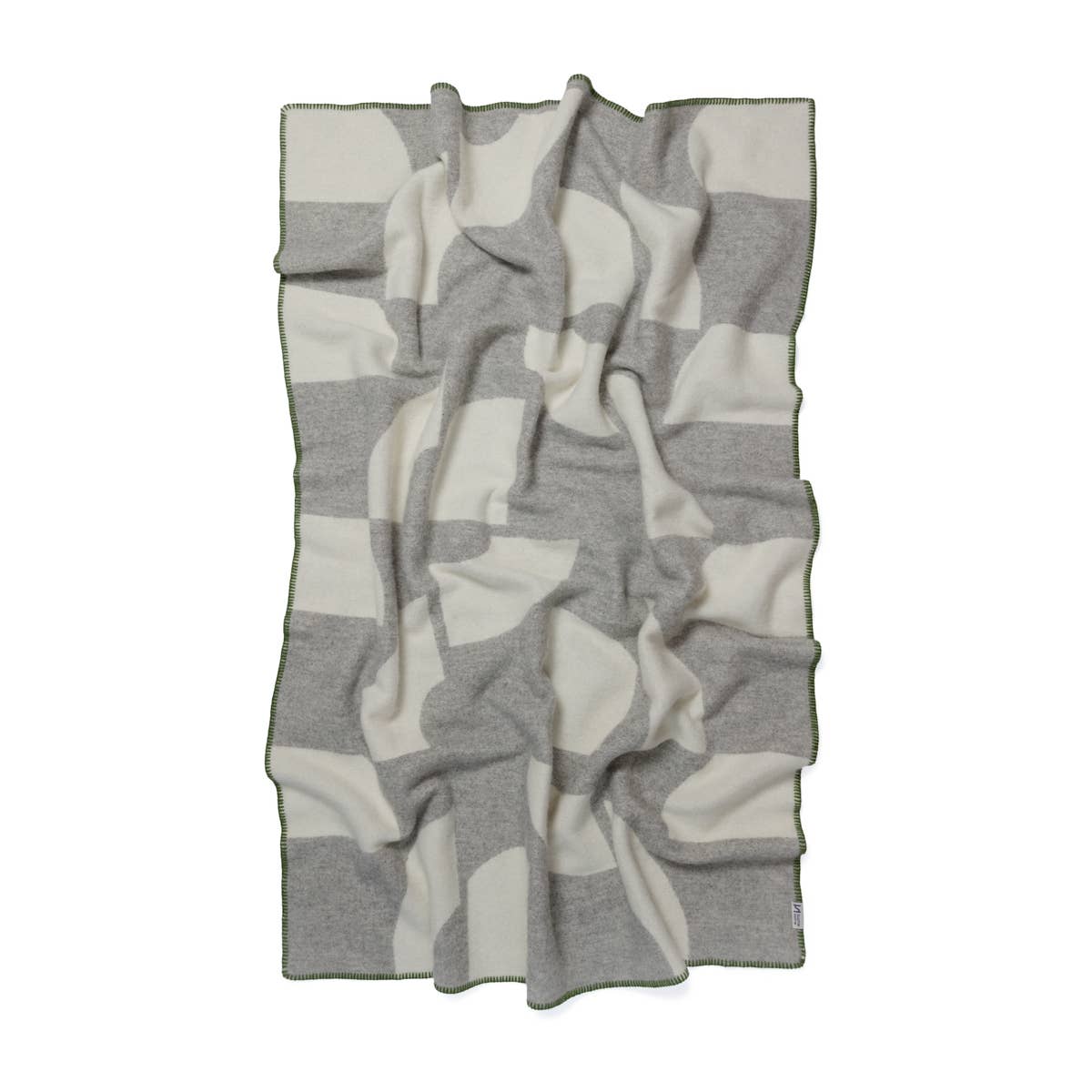 Wool Throw Blanket: Deko Grey
