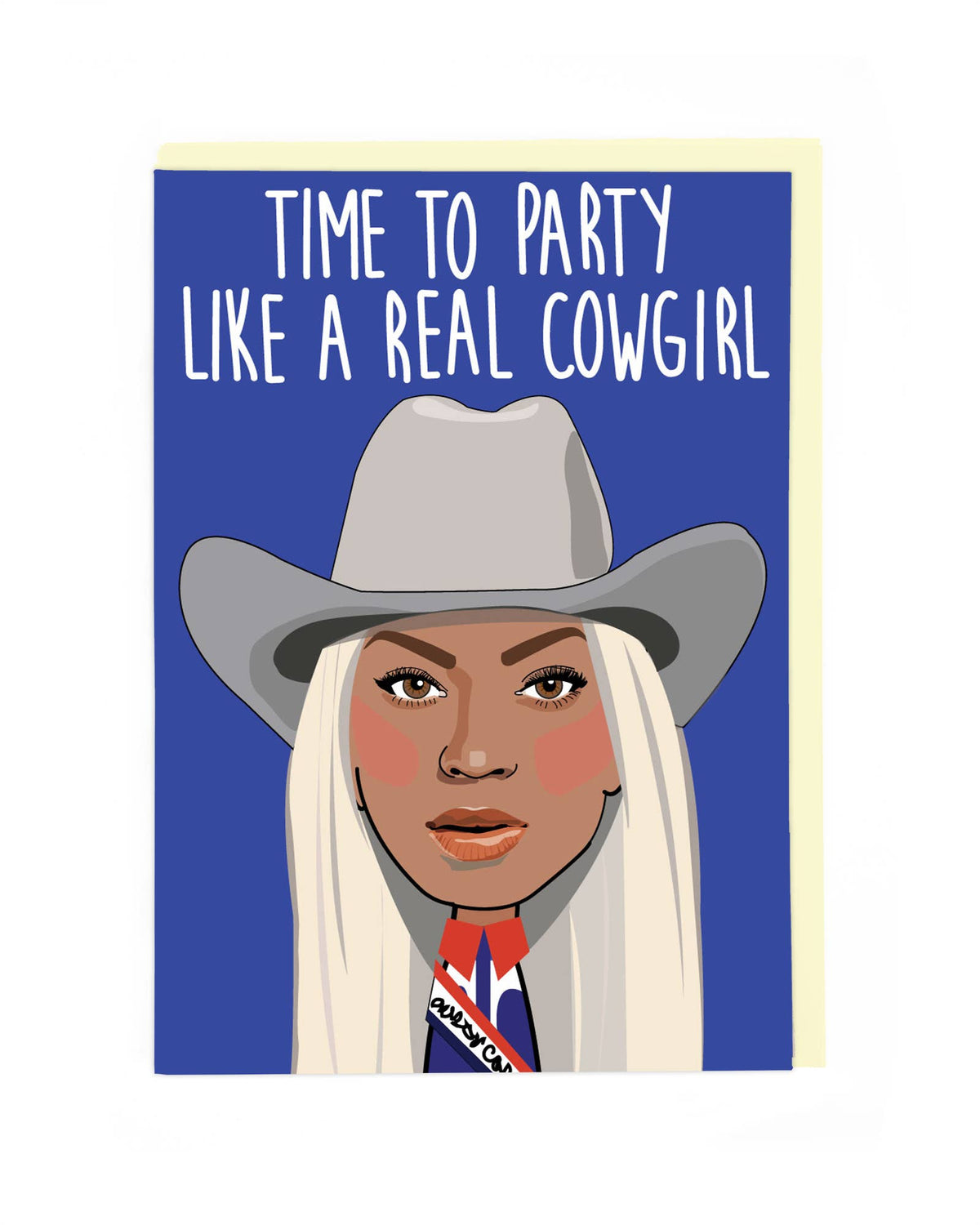 Cowboy Carter Birthday Card