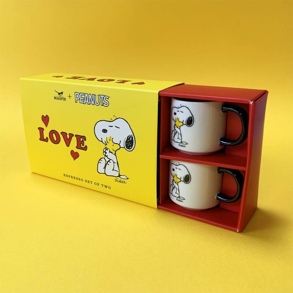 Peanuts Espresso Set of 2 - Love