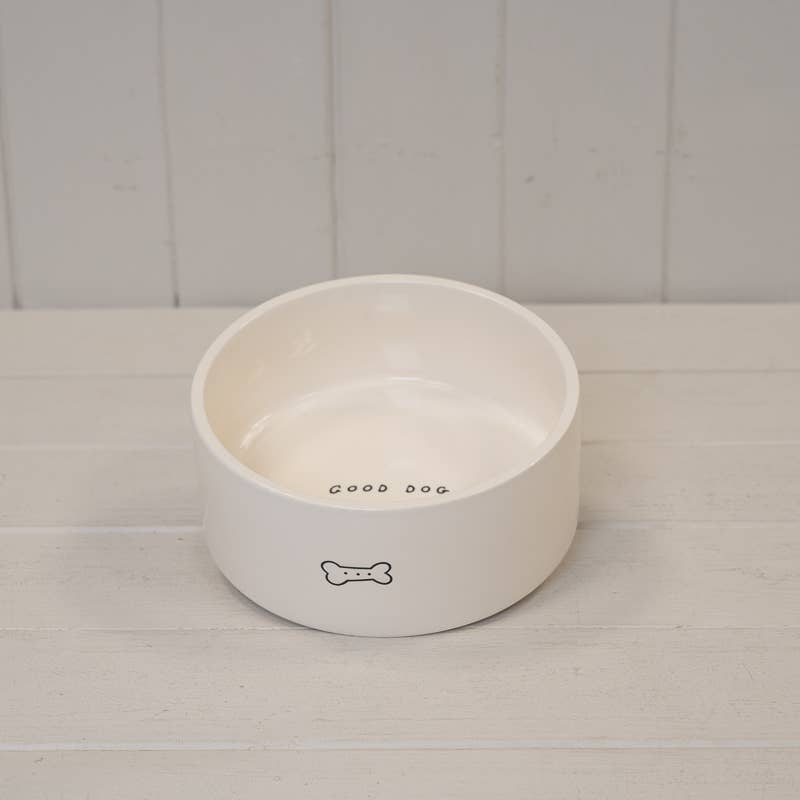 Dog Bone Ceramic Pet Bowl