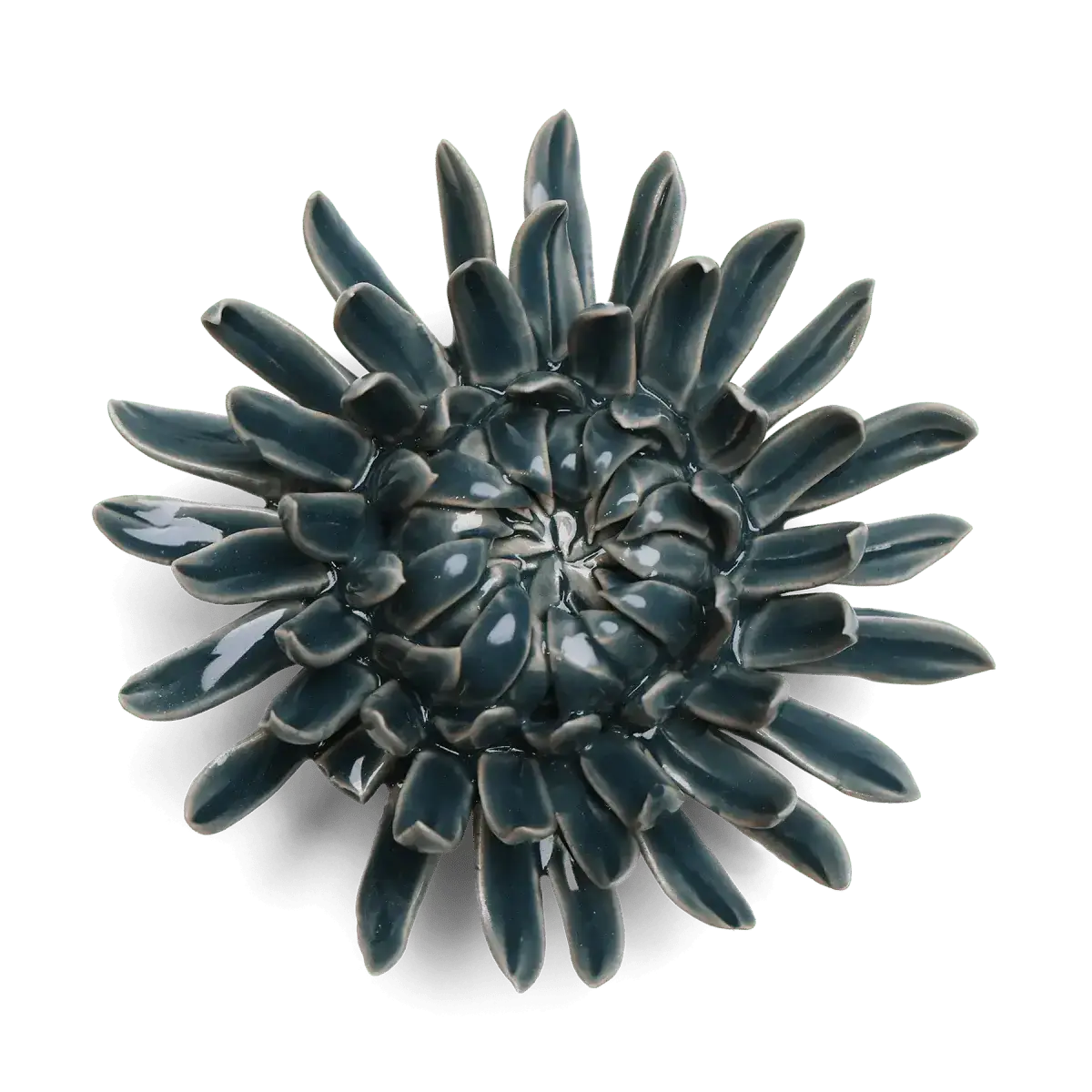 Ceramic Flower Wall Art Mum Teal 11: Mum Teal