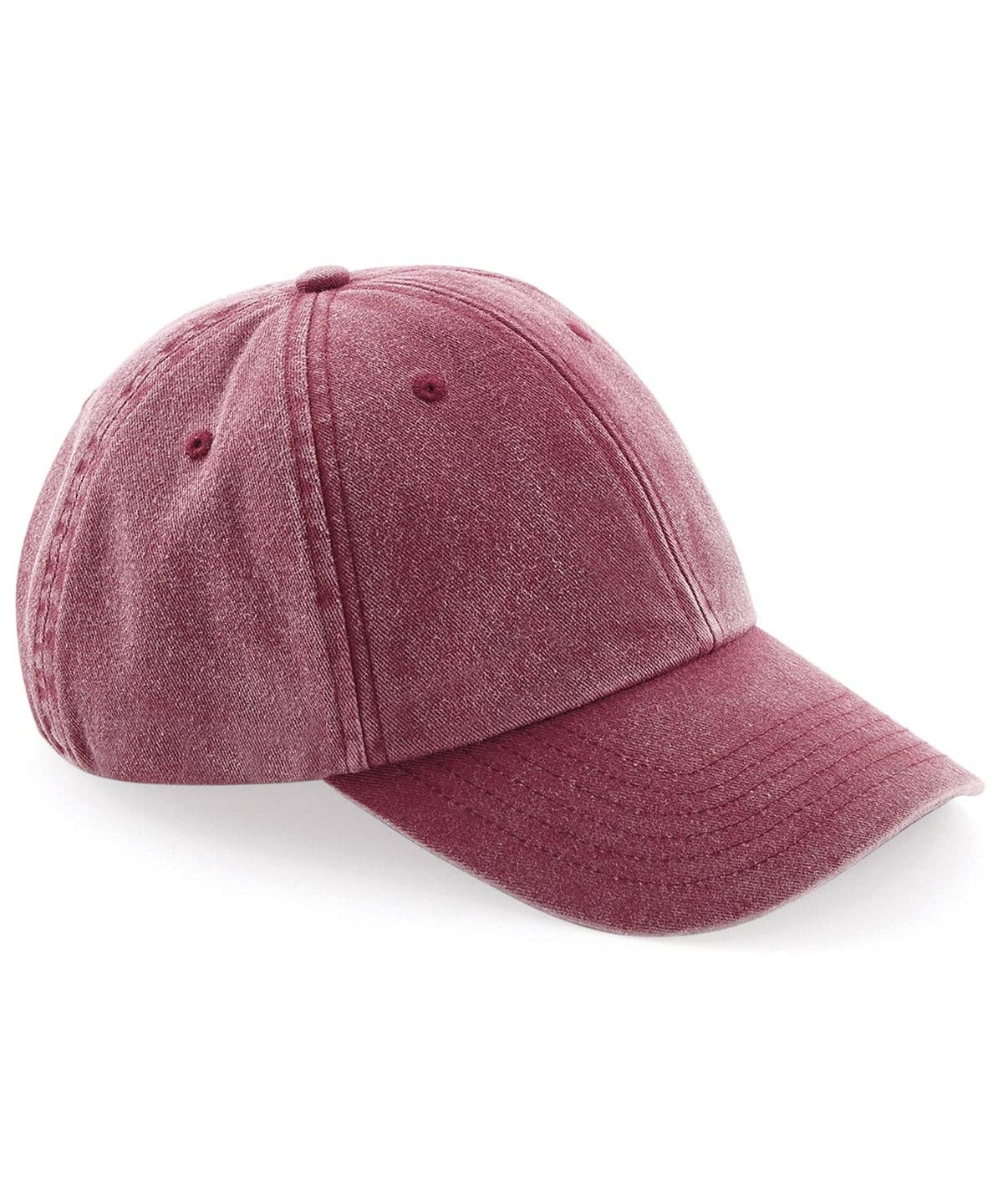 Fancy a pint? Embroidered Vintage Cap: Vintage Black