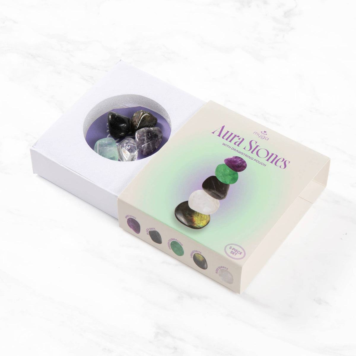 Myga Wellbeing Crystal Collection - Single Units: Relaxation