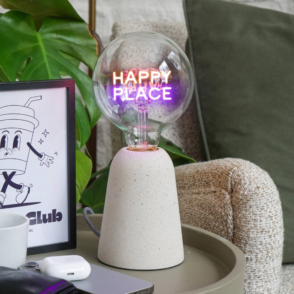 LED Text Light Bulbs- Screw Down