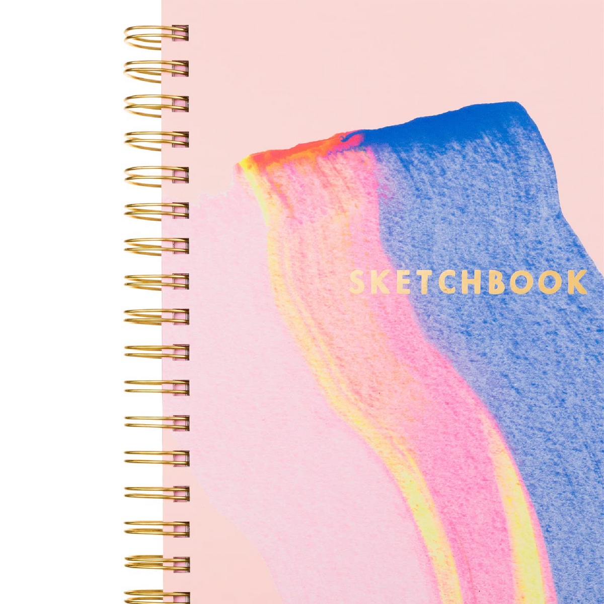 Éccolo Hardcover Wirebound Sketchbook - Pink Paint - 8X11"