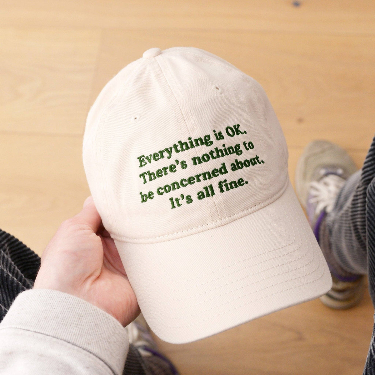 Everything is OK - Cotton Baseball Cap