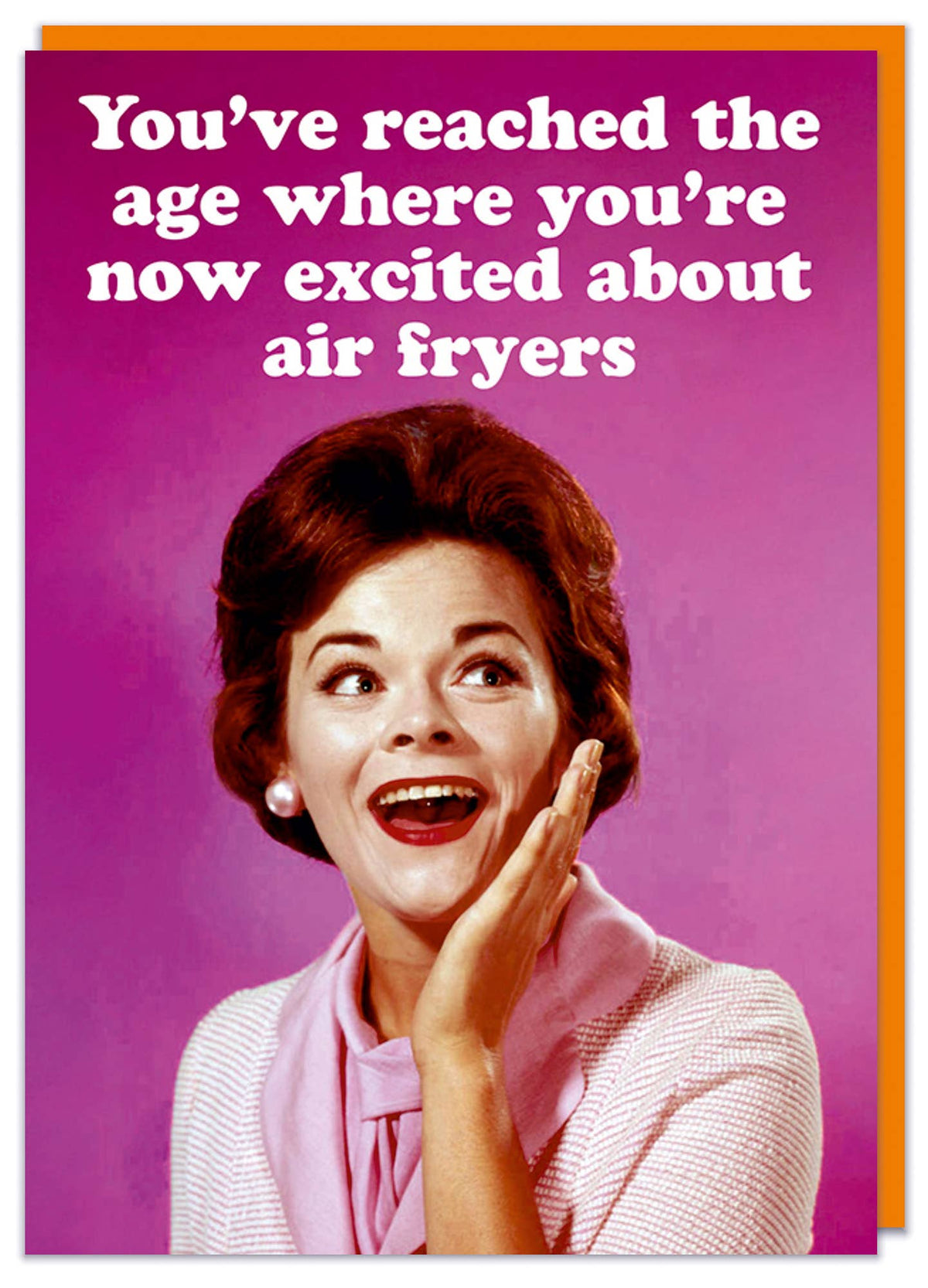 Excited about air fryers Greeting Card