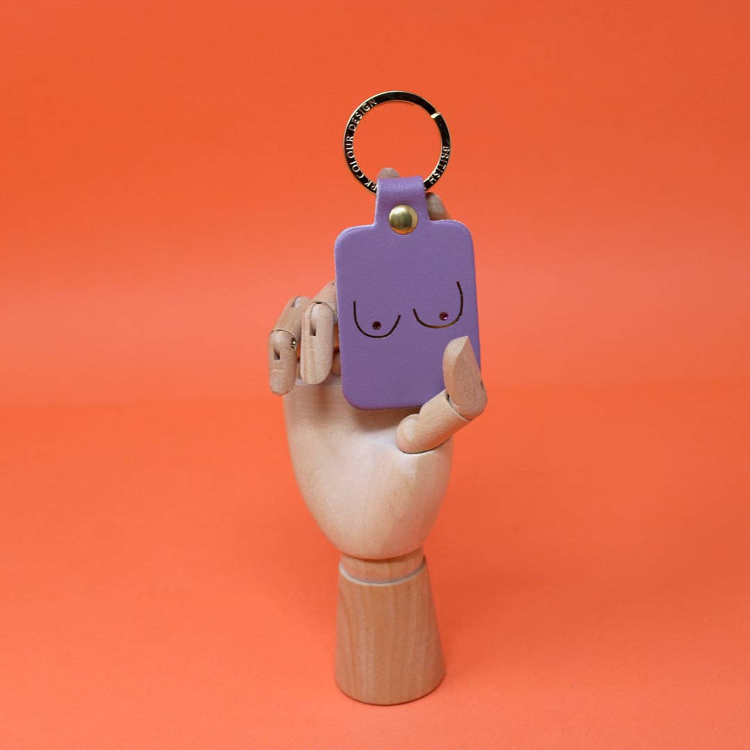 Boobs Key Fob: Black