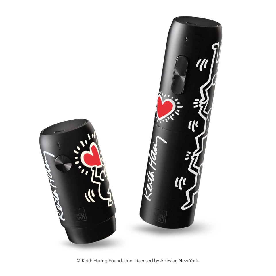 Electric Wine 2pc Set Keith Haring