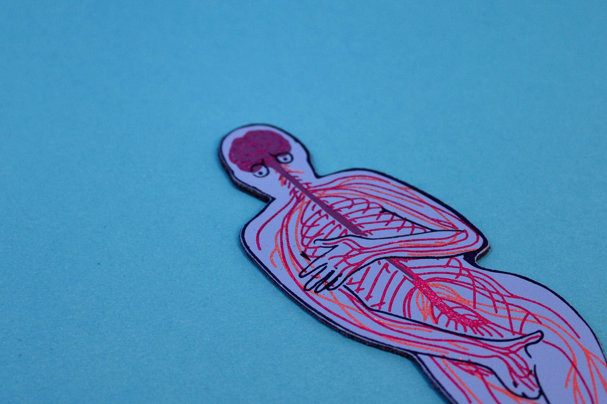 Don't Be Nervous Bookmark: Pale Pink
