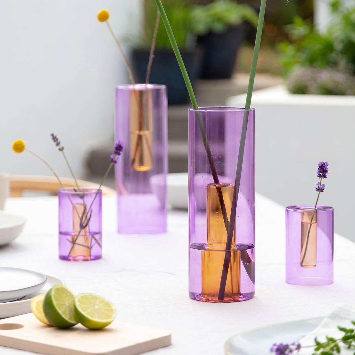 Reversible Glass Vase - Large