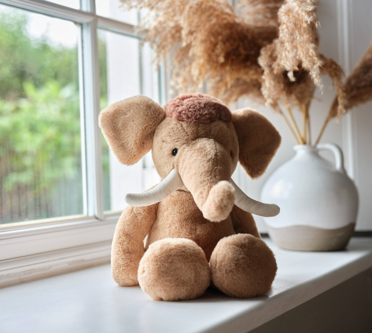 Wally Mammoth Oatmeal Brown Soft Plush Toy Teddy Bear