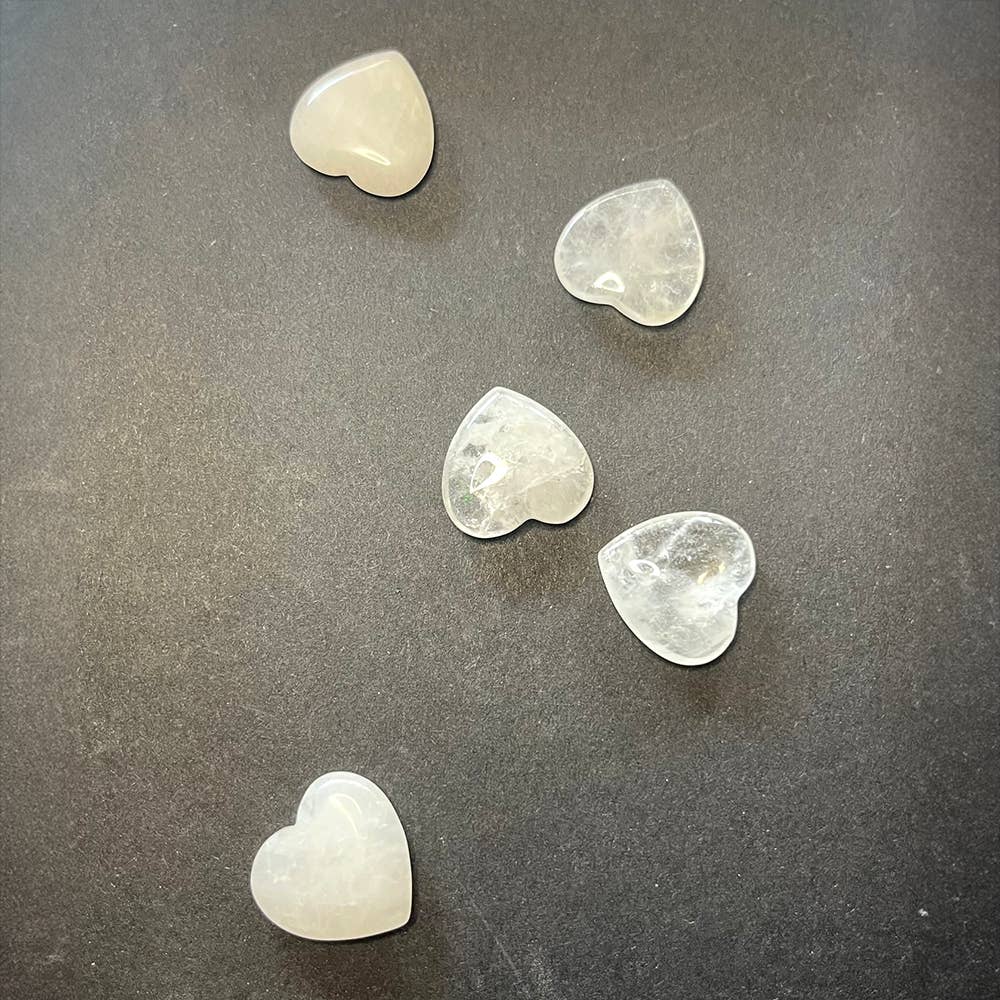 Mini Crystal Heart, 2cm: Black Obsidian