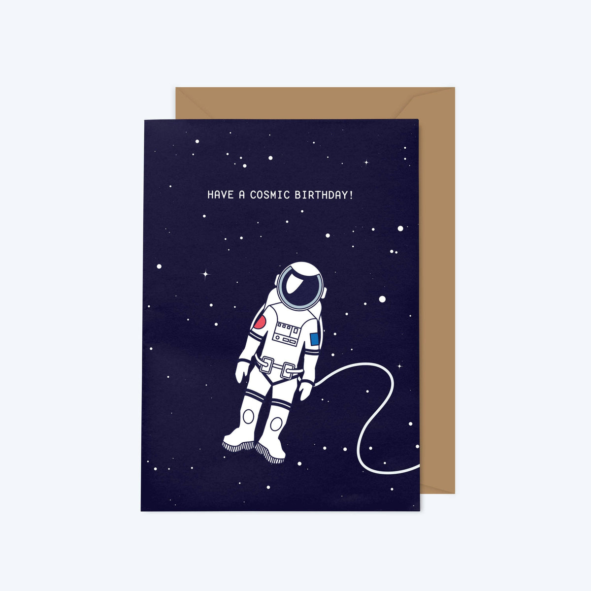 Have A Cosmic Birthday, Blast Off Series, A6 Greeting Card