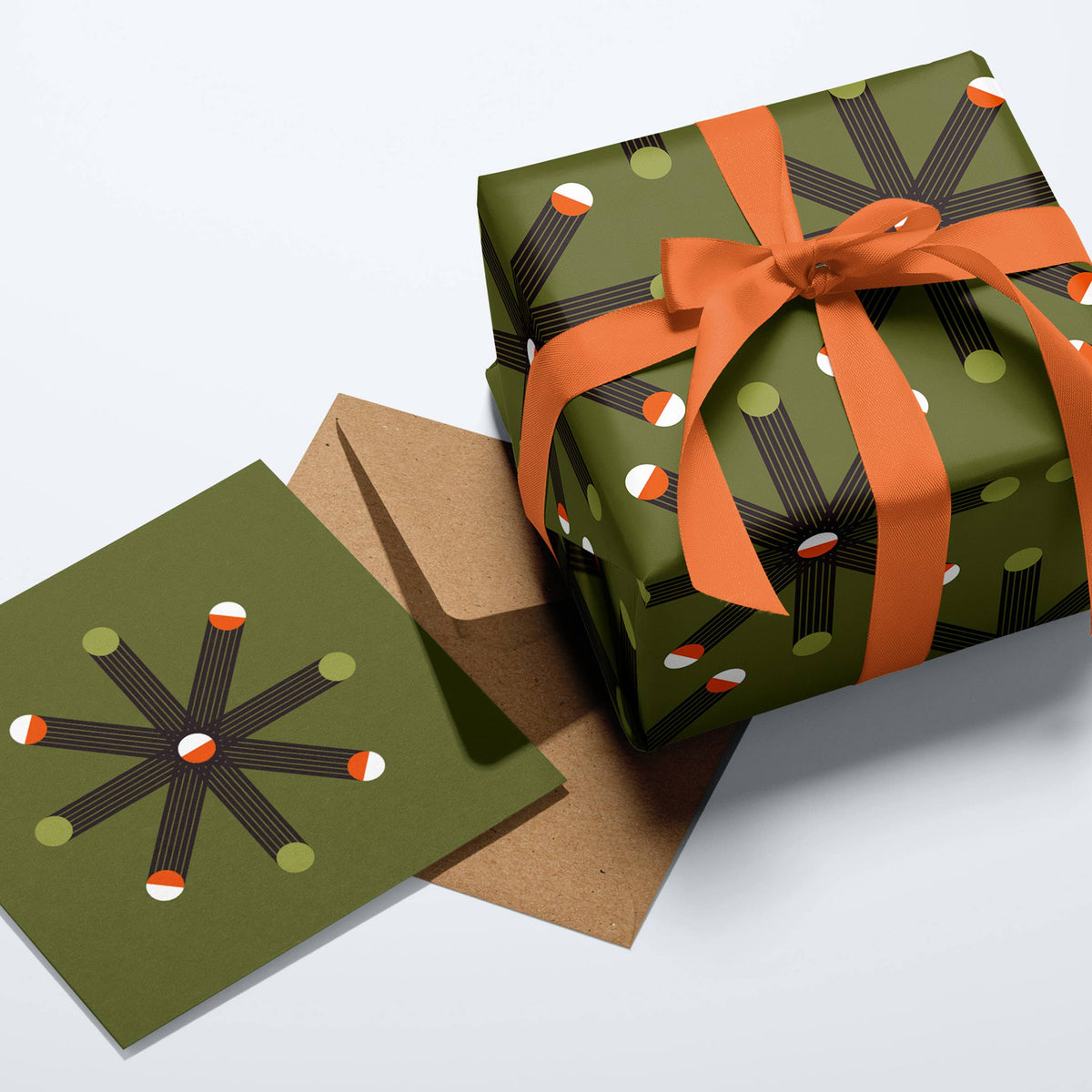Seventies 9 Star | Christmas Gift Wrapping Paper