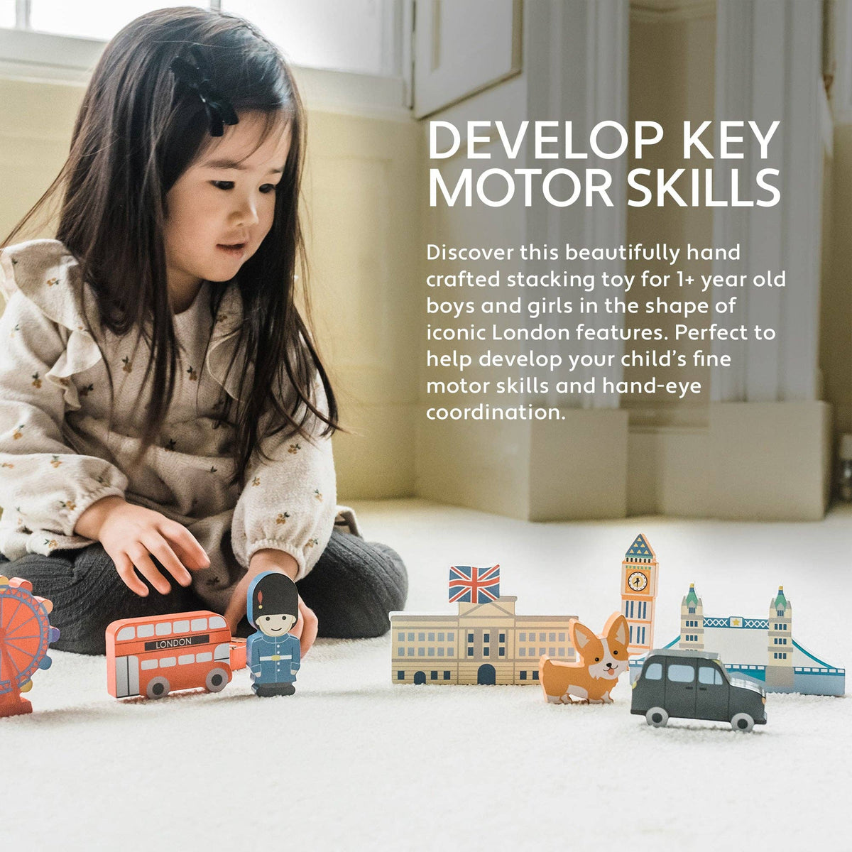 London Wooden Stacking Game