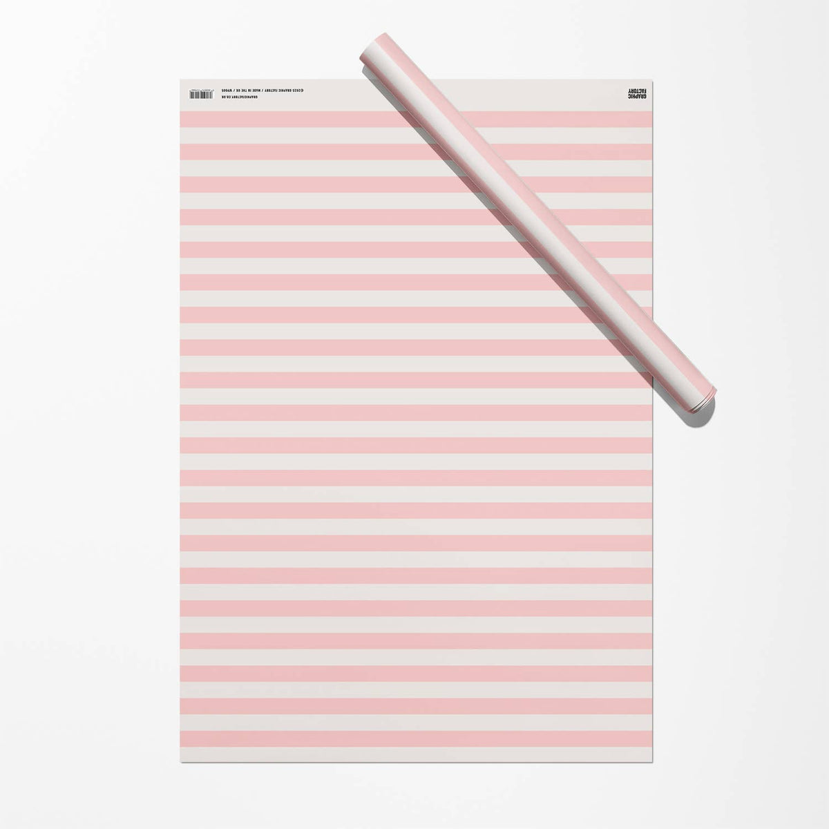 Soft pink Stripe Gift Wrap | Wrapping Paper | Craft Paper