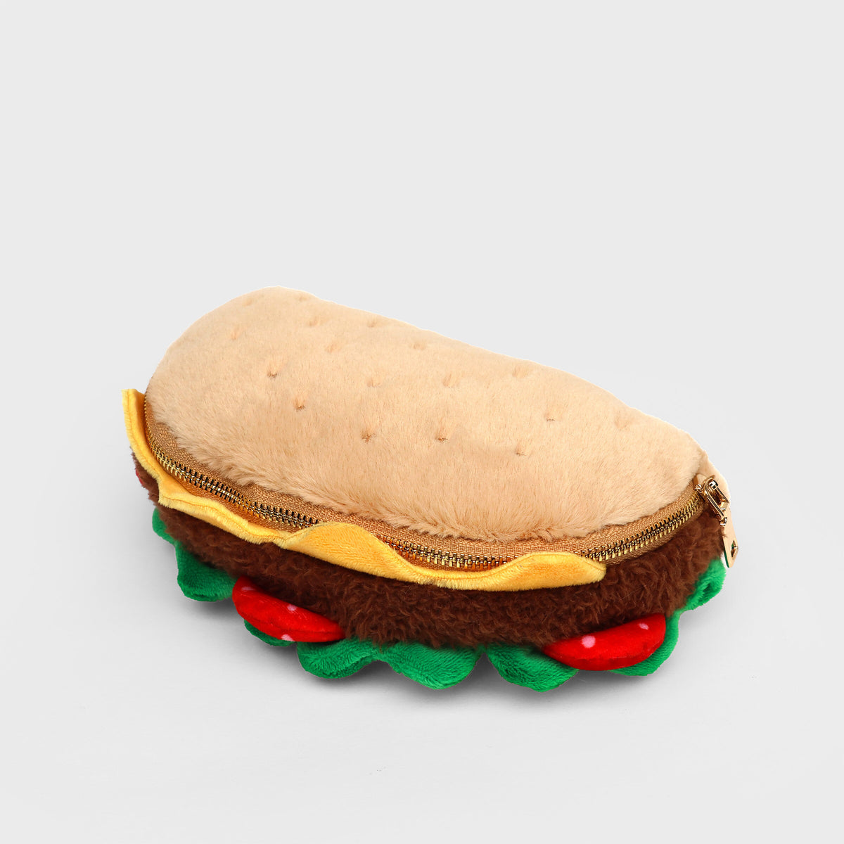 Plush Taco Zip Pouch