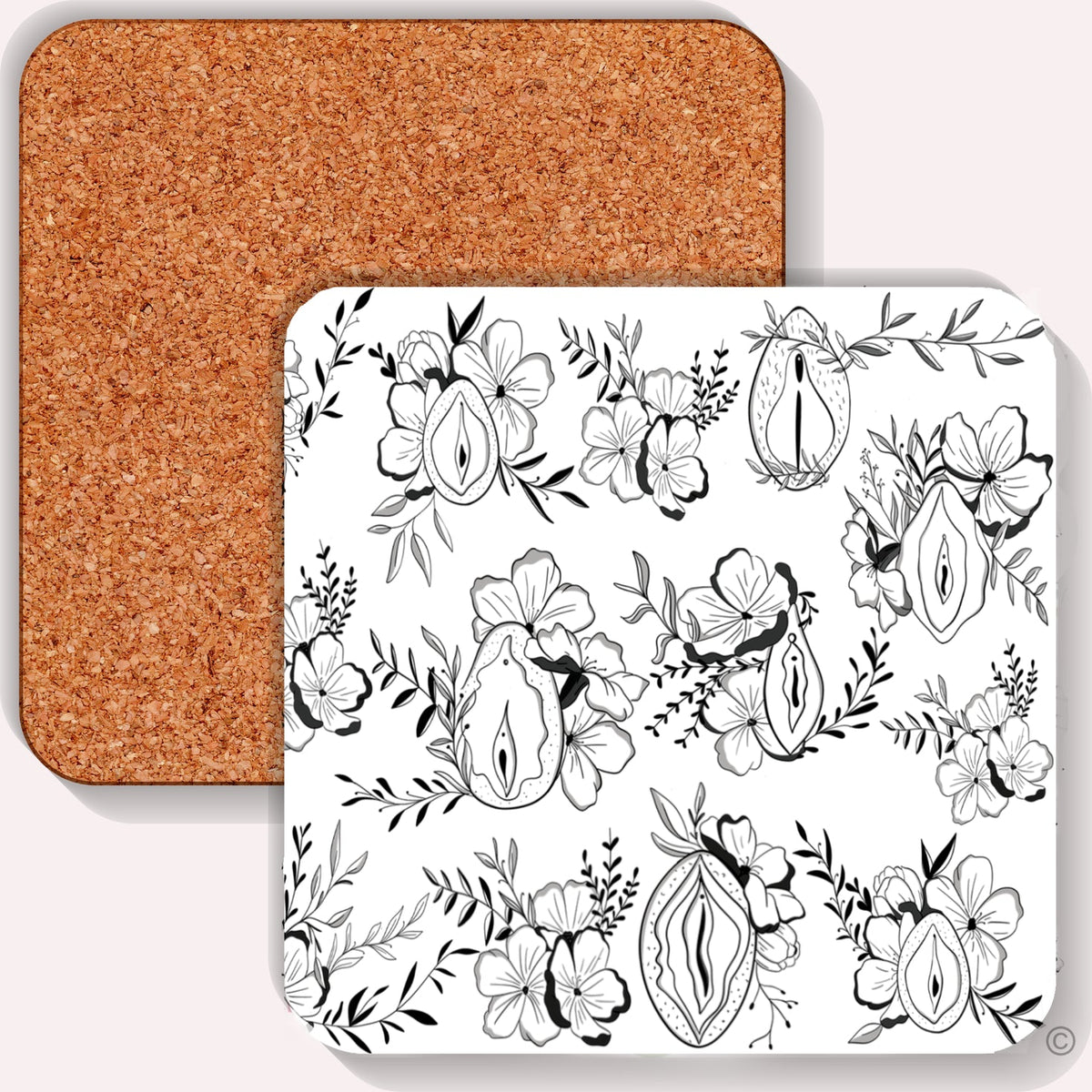 Blooming Kitty Coaster