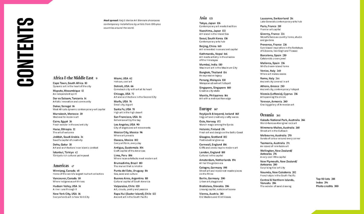 Lonely Planet's Art Destinations