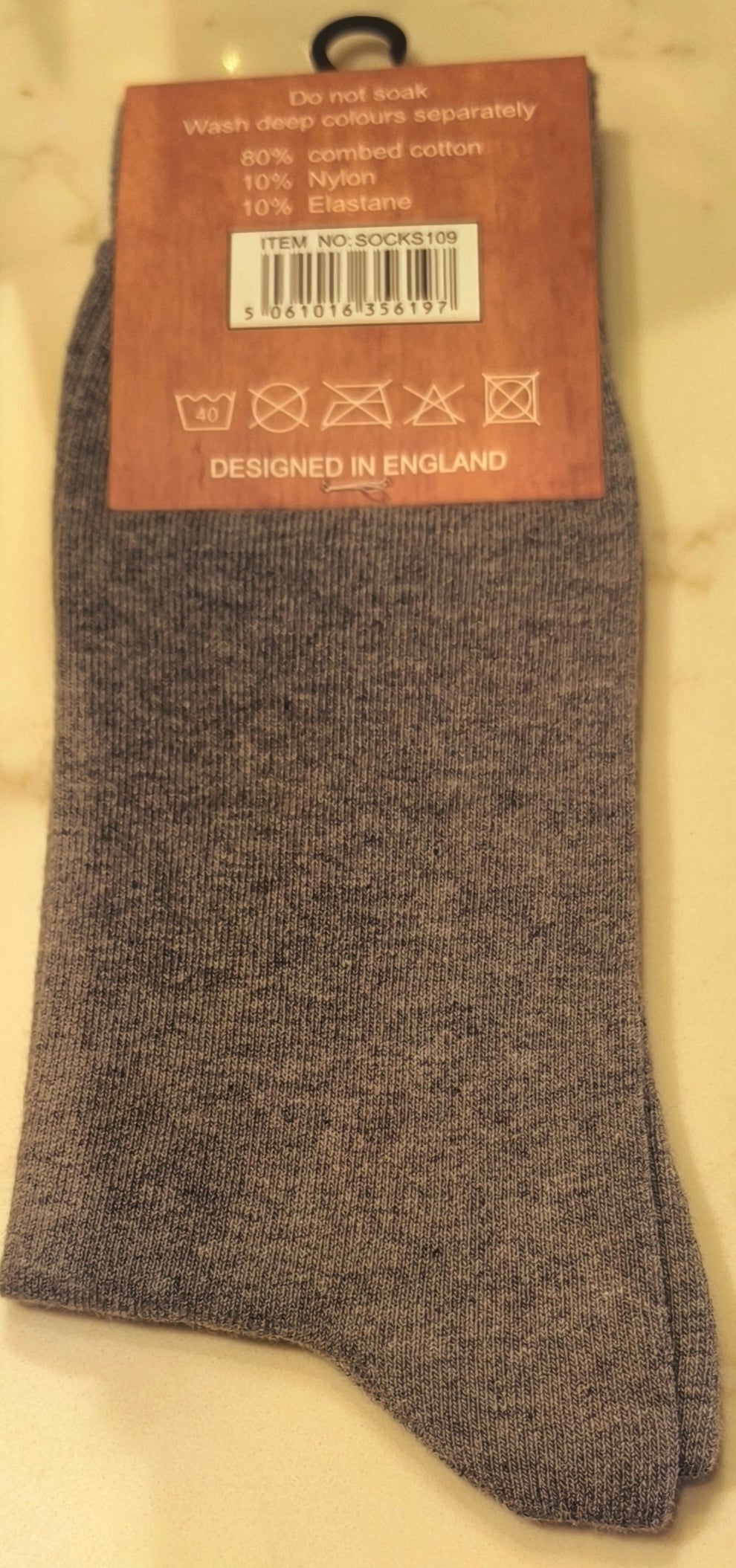 M+B Socks: London Guard- Grey