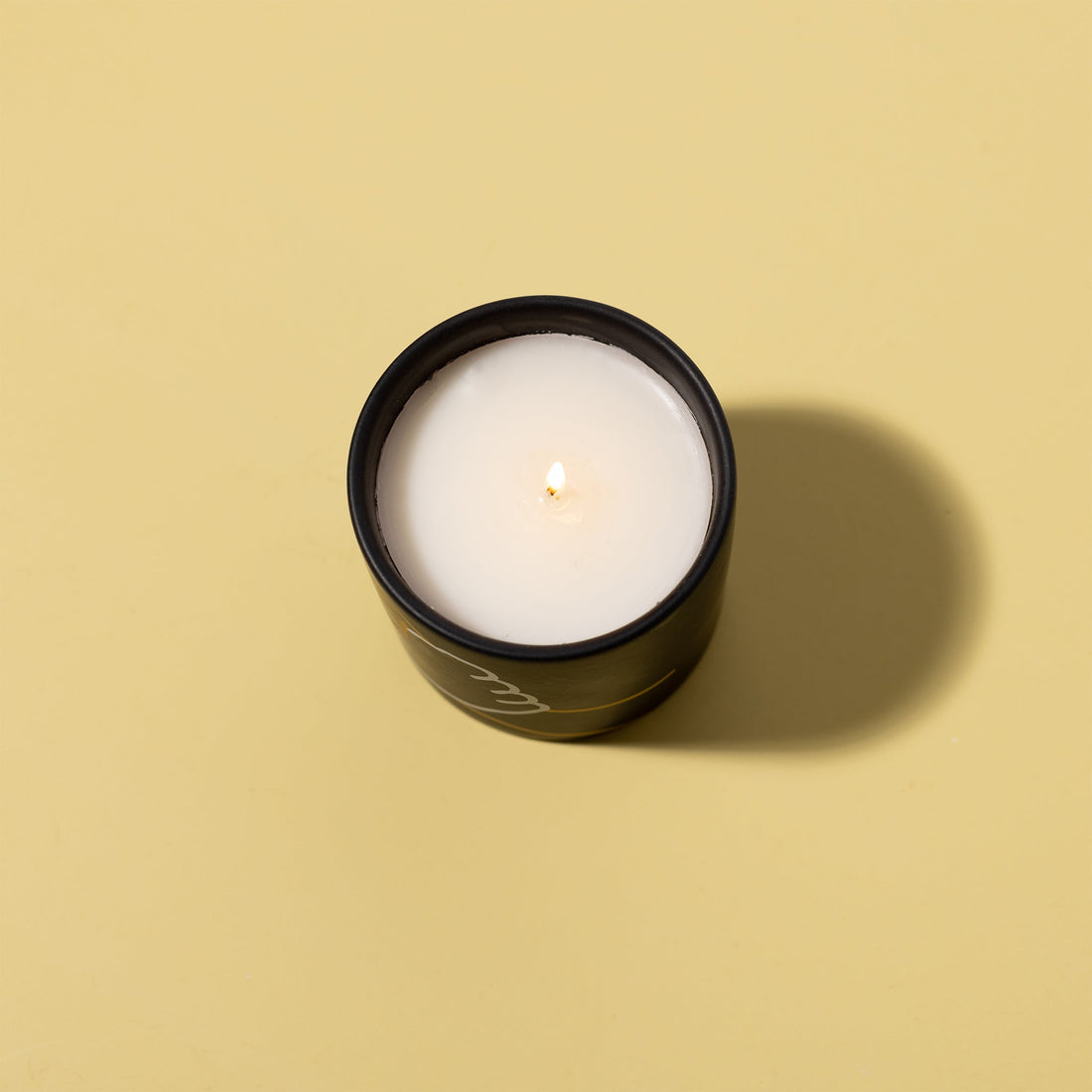 Paddywax Impressions Black Ceramic Candle - Better Together - Incense & Smoke