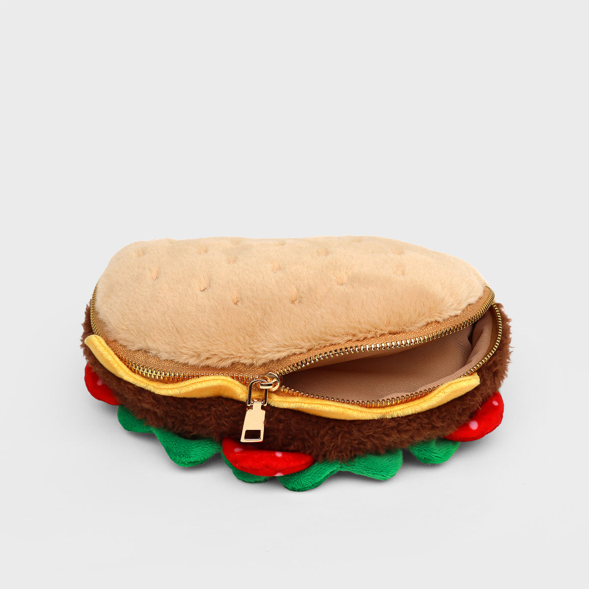 Plush Taco Zip Pouch